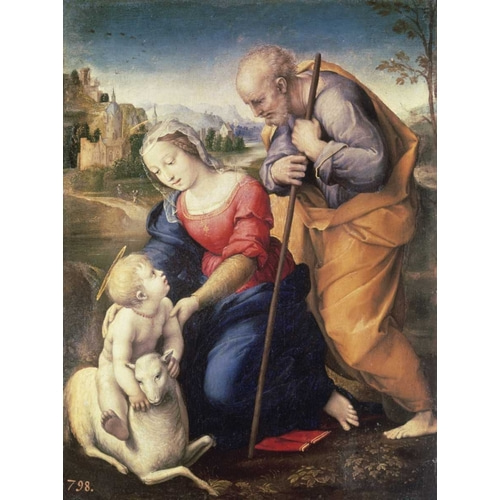 Holy Family With The Lamb