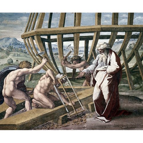 Noah Building The Ark