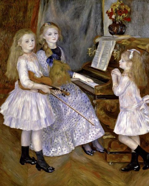 Portrait of the Daughters of Catulle Mendes
