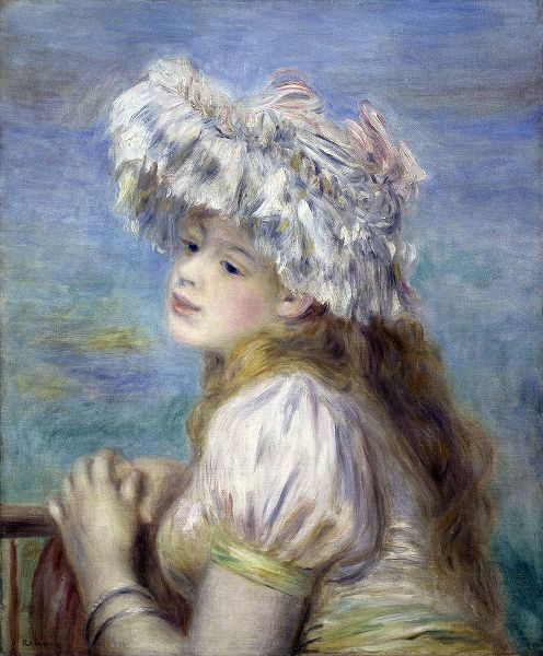 Young Girl in a Lace Hat