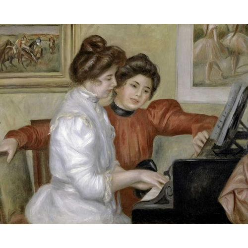 Yvonne and Christine Lerolle at the Piano, 1897-1898
