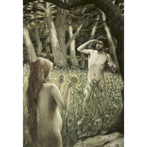 Adam Tempted by Eve