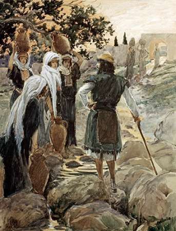 Saul Questions The Young Maidens