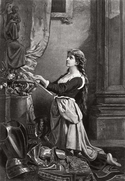 Joan Of Arc At Prayer