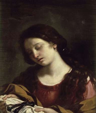 The Magdalen Contemplating the Nails of the Passion
