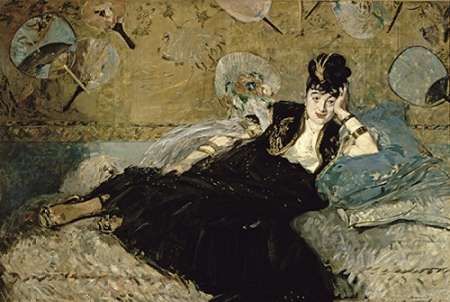 La Dame aux Eventails; Nina de Callias, 1873-74