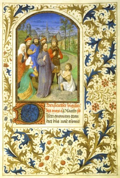 The Raising of Lazarus : Book of Hours - Detail