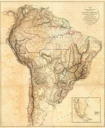 South America, 1814