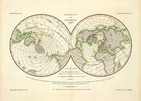 Darstellung Der Isodynamischen Linien, 1839