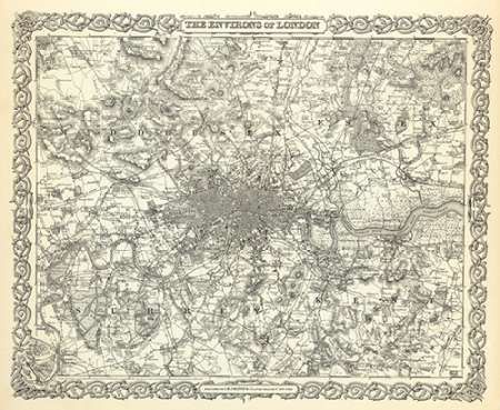 The Environs of London, 1856