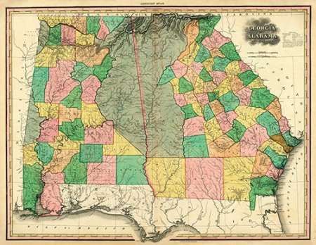 Georgia and Alabama, 1823
