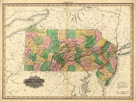 Pennsylvania and New Jersey, 1823