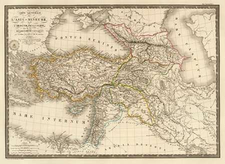 Asie-Mineure, Armenie, Syrie, Mesopotamie, Caucase, 1822