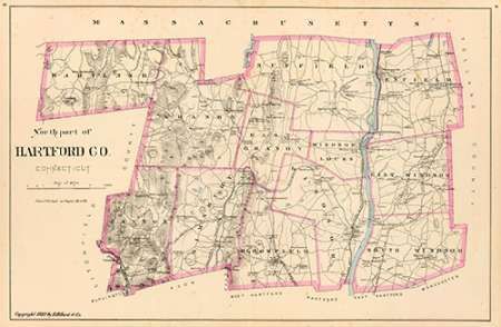 Connecticut: Hartford County North, 1893