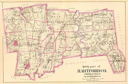 Connecticut: Hartford County South, 1893