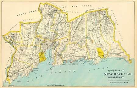 Connecticut: New Haven County South, 1893