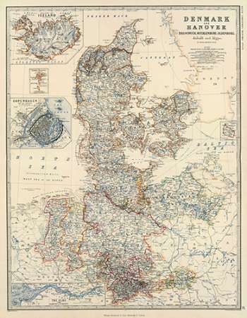 Denmark, Hanover, Brunswick, Mecklenburg, Oldenburg, 1861