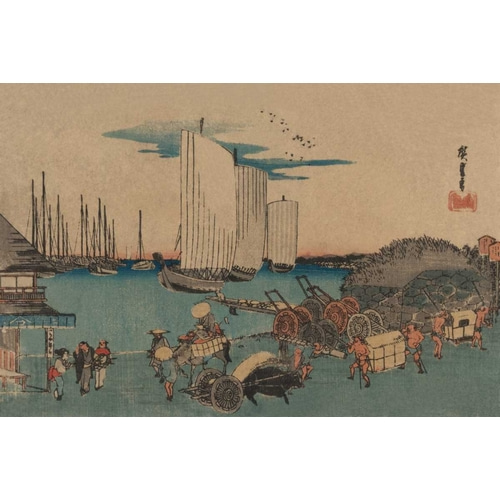 Okido at Takanawa (Takanawa okido no zu), 1832