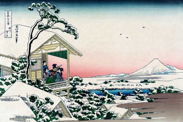 Hokusai 아티스트의 Tea House at Koishikawa, 1830작품입니다.