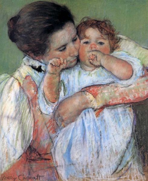 Little Anne Sucking Her Finger 1897