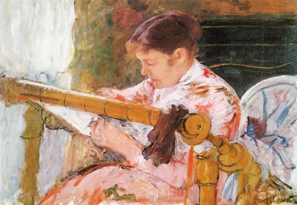 Lydia Working At A Tapestry Frame 1881