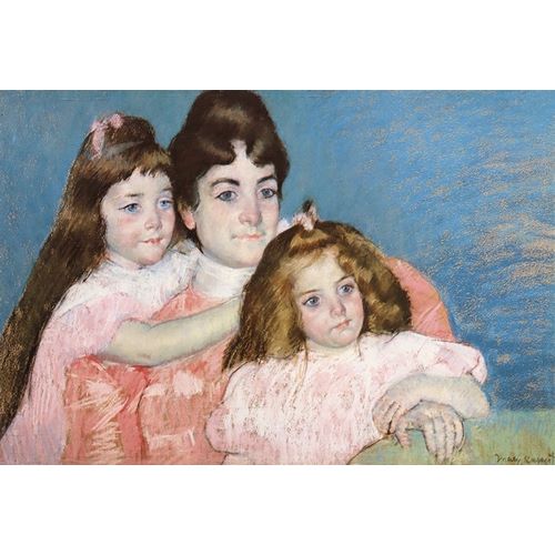 Madame Aude And Her Two Daughters 1899