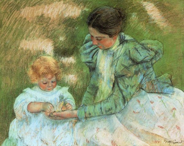 Mother Playing With Her Child 1897