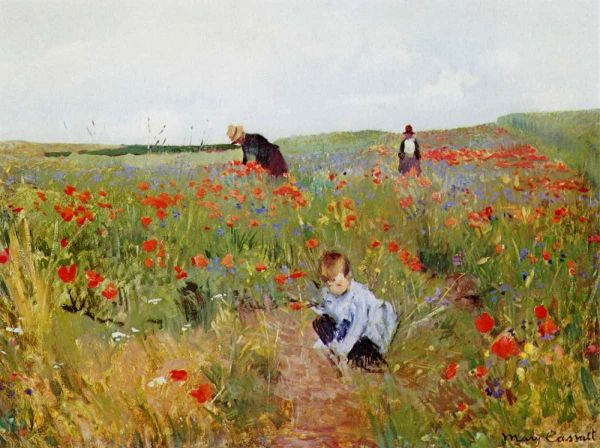 Poppies In A Field 1880