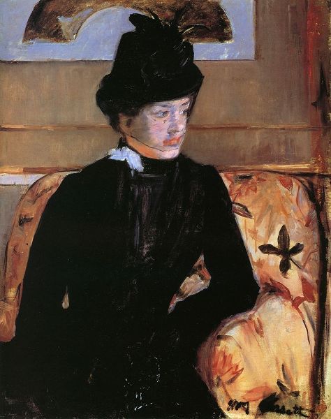 Portrait Of A Young Woman In Black 1883