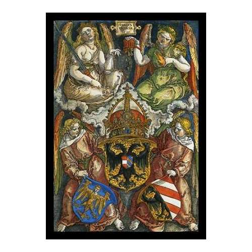 Allegory Of Justice With Coats Of Arms Of Germany And Nuremberg