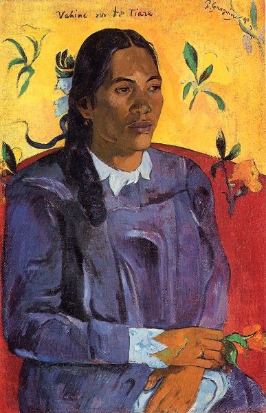 Woman With A Flower