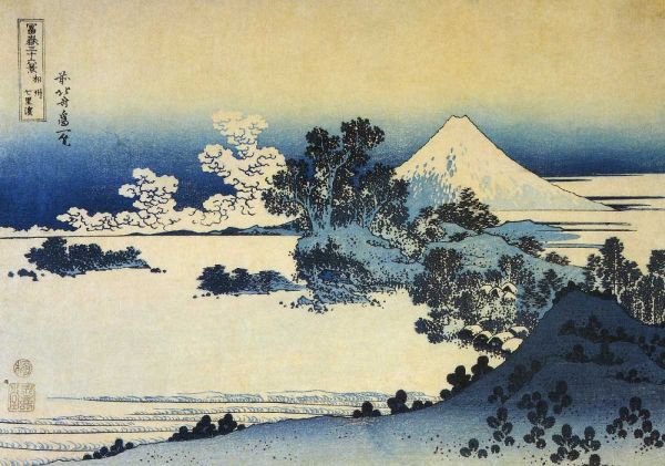 Hokusai 아티스트의 Mount Fuji Seen From Shichirigahama Beach 1831작품입니다.