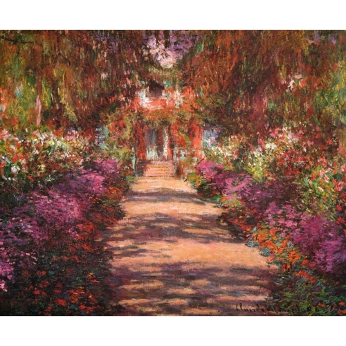 A Lane In Monets Garden Giverny II