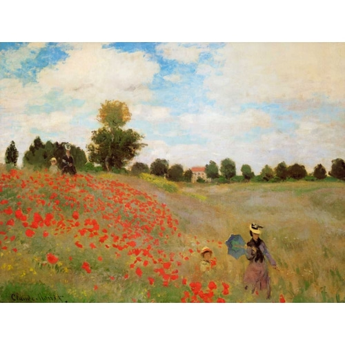 Field Of Poppies - Les Coquelicots 1873