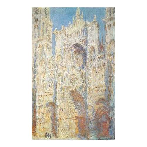 Rouen Cathedral West Facade Sunlight 1894