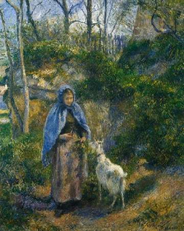 Woman With A Goat 1881