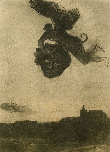 Devil Carrying Off A Head