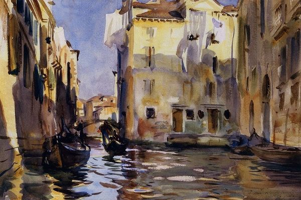 A Side Canal, Venice, 1902-04