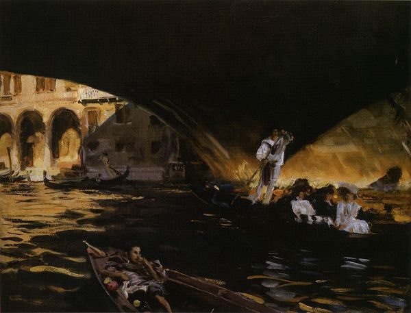 Under the Rialto Bridge, 1909