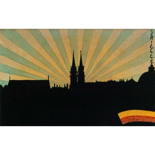 Silhouette Of Klosterneuburg 1906