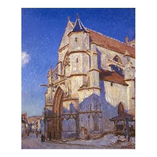 The Church At Moret