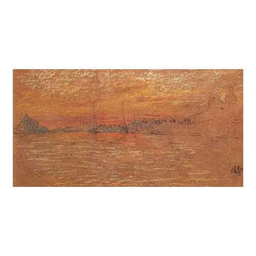 The Riva Sunset Red And Gold 1880
