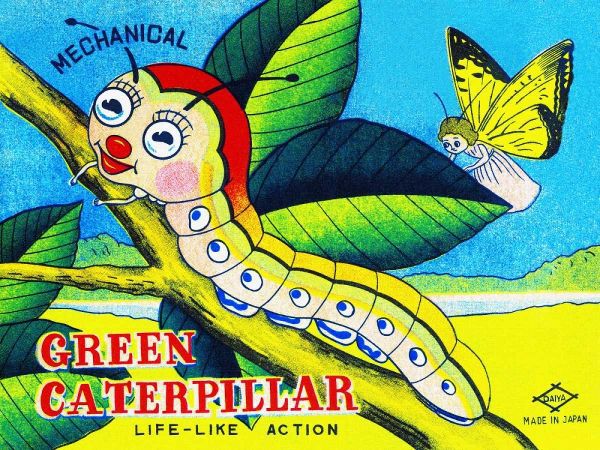 Mechanical Green Caterpillar