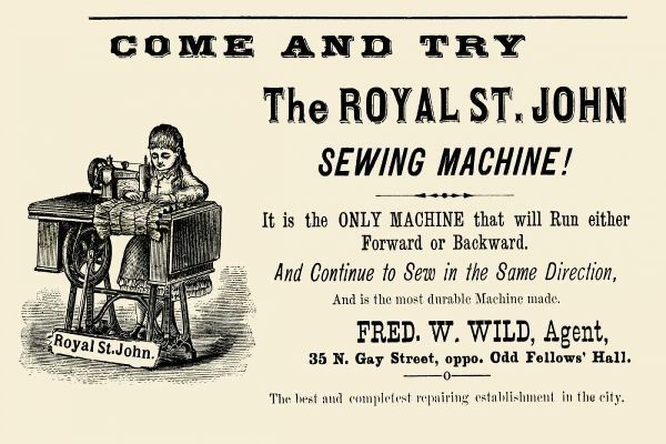 The Royal St. John Sewing Machine