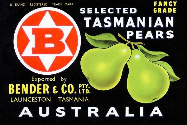 Bender and Co. Selected Tasmanian Pears