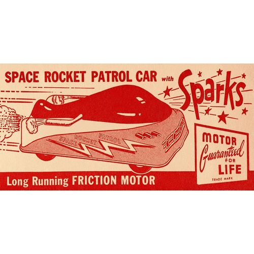 Space Rocket Patrol Car
