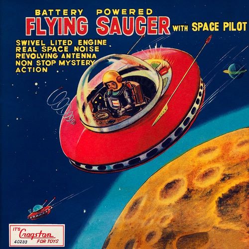 Battery Operated Flying Saucer