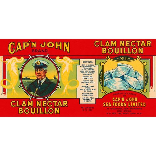 Capn John Brand Clam Nectar Bouillon