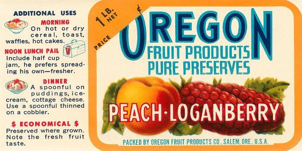 Peach - Loganberry Preserves