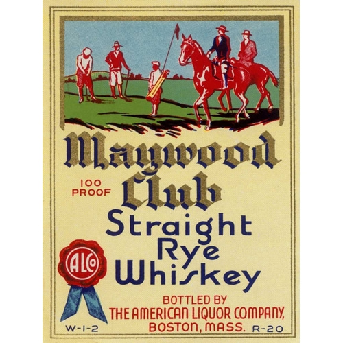 Maywood Club Straight Rye Whiskey